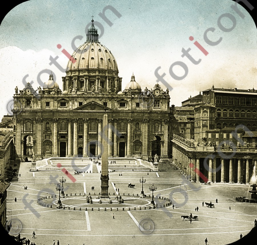 Platz von St. Peter | Square of St.Peter - Foto foticon-simon-037-001.jpg | foticon.de - Bilddatenbank für Motive aus Geschichte und Kultur